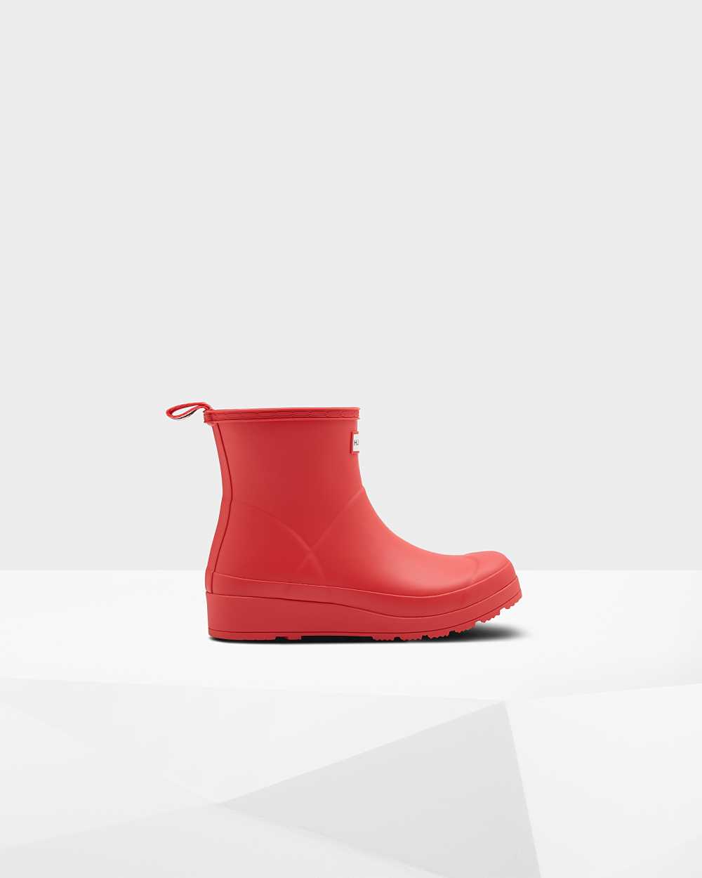 Hunter Original Play Short Mid-Calf Women's Rain Boots NZ-62642N Red